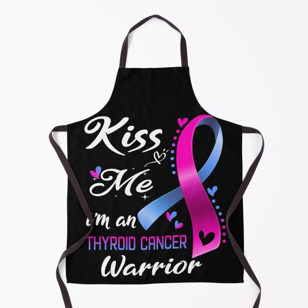Item preview, Kiss Me I'm A Thyroid Cancer Warrior designed and sold by hvoid41.