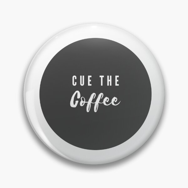 Item preview, Cue The Coffee Simplistic Design designed and sold by DailyDoseofCalm.
