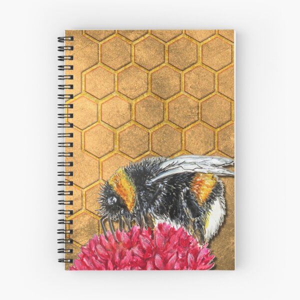 Item preview, Bee, honeycomb and flower designed and sold by MagentaRose.