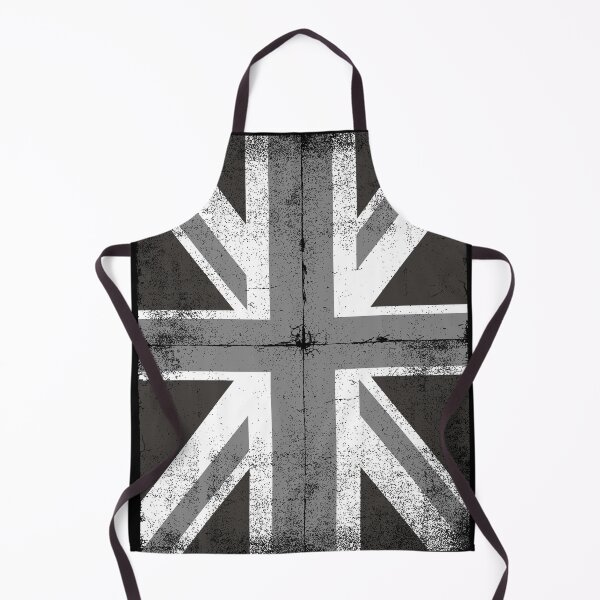 Item preview, British Flag Distressed Black And White Grunge Style, UK designed and sold by gorillamerch.