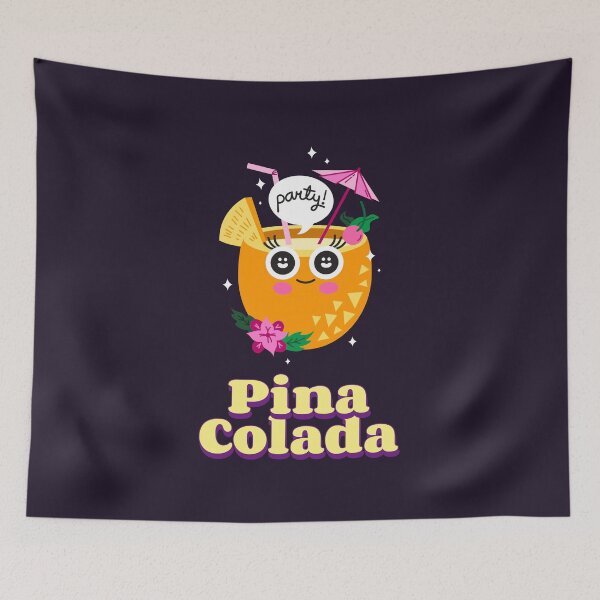 Item preview, Kawaii Pina Colada - National Pina Colada Day designed and sold by SweetbeStore.