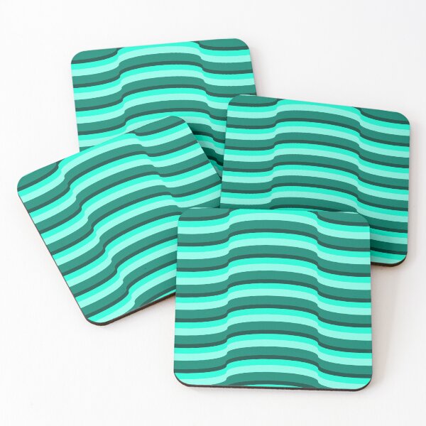 Item preview, Op Art Aqua 7632 designed and sold by Art in My Loft.