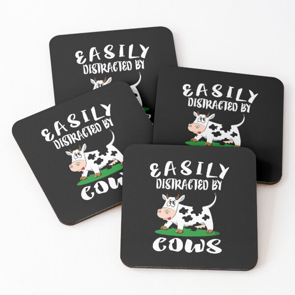 Item preview, Easily Distracted By Cows Funny Animal designed and sold by bramlettaw.
