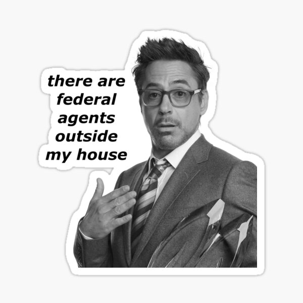 feds outside Sticker