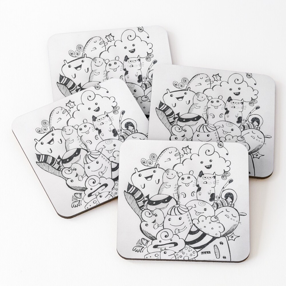 Item preview, Coasters (Set of 4) designed and sold by RissaDD.