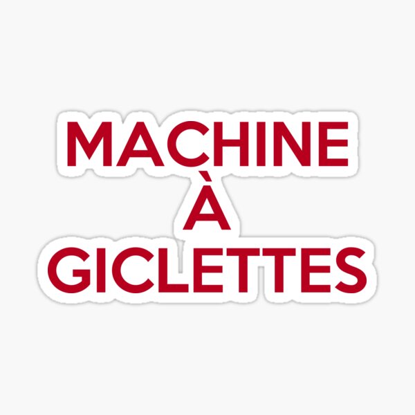 Machine à giclettes Sticker
