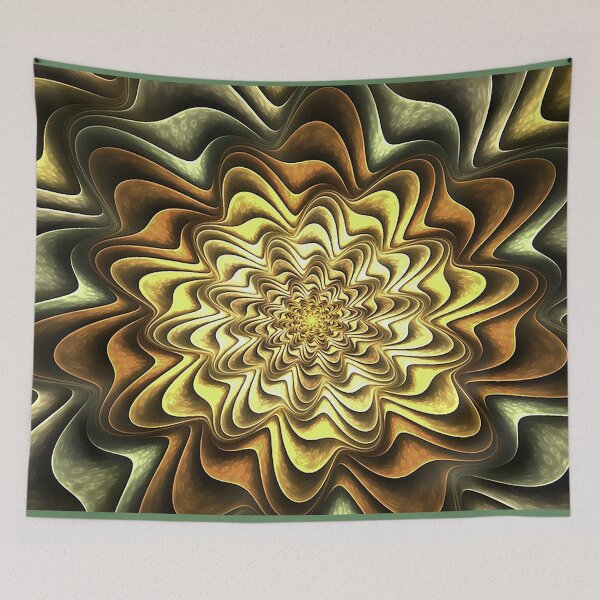 Item preview, fractal origami flower, wavy paper flower designed and sold by Nostrathomas66.