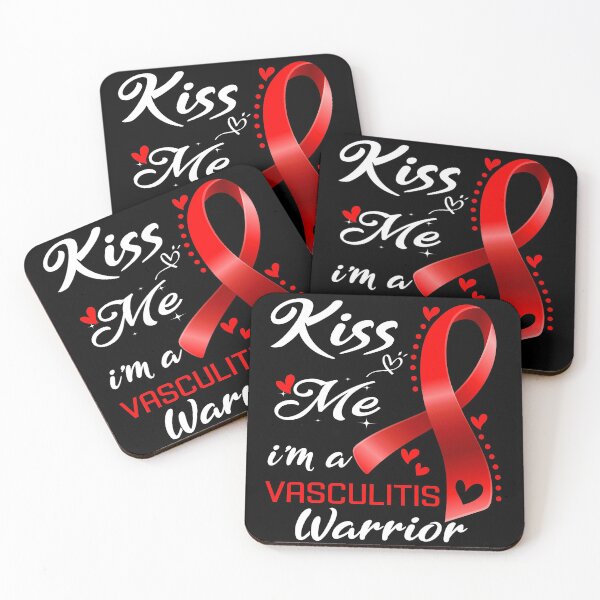 Item preview, Kiss Me I'm A Vasculitis Warrior designed and sold by hvoid41.