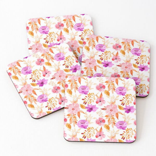 Item preview, Flower Power Floral Pattern design for apparel and beddings designed and sold by Sunnyhova.