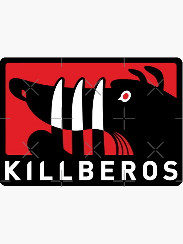 "killberos logo" Sticker by Atzon Redbubble