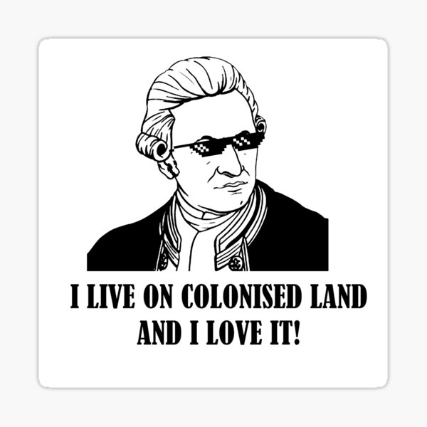 Colonised Land Sticker