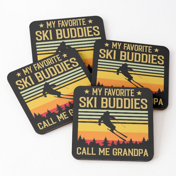 Item preview, My Favorite Ski Buddies Call Me Grandpa - Funny Ski Grandpa Gift  designed and sold by Creative Angel.