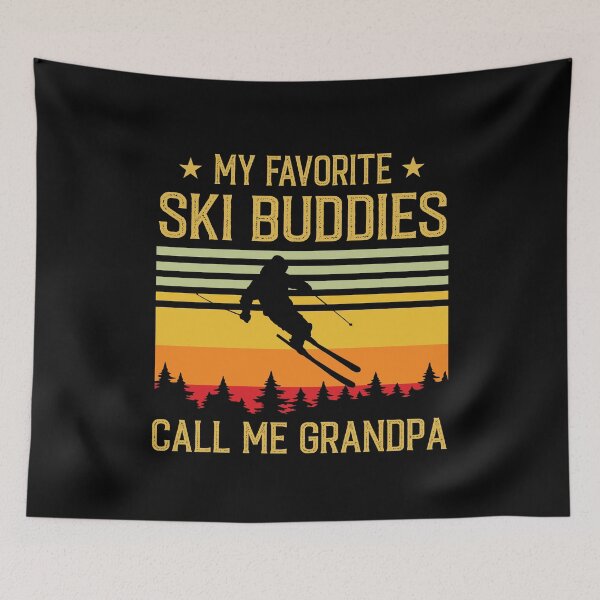 Item preview, My Favorite Ski Buddies Call Me Grandpa - Funny Ski Grandpa Gift  designed and sold by Creative Angel.