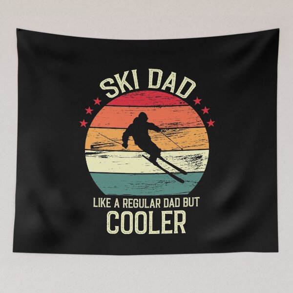 Item preview, Ski Dad Like A Regular Dad But Cooler - Vintage Retro Ski Dad Gift  designed and sold by Creative Angel.