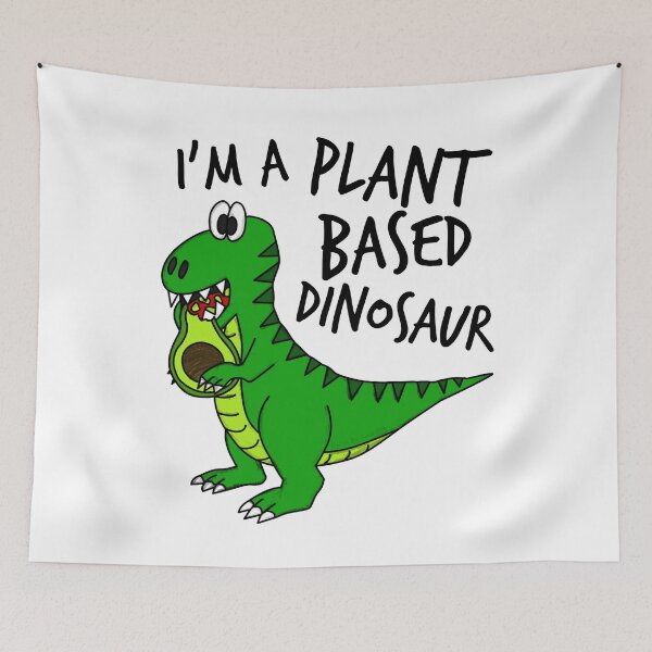 Item preview, I'm A Plant Based Dinosaur T-Rex Avocado Day designed and sold by doodlerob.