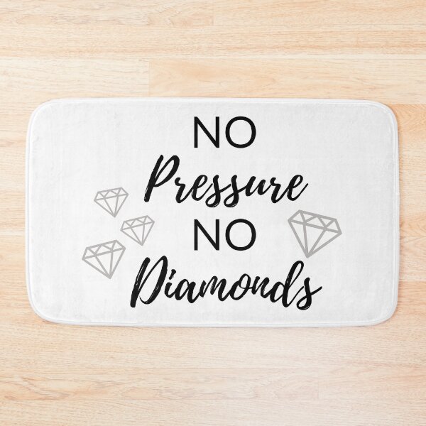 Item preview, No Pressure No Diamonds designed and sold by Mint-Rose.