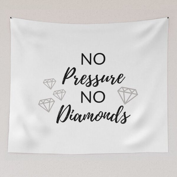 Item preview, No Pressure No Diamonds designed and sold by Mint-Rose.