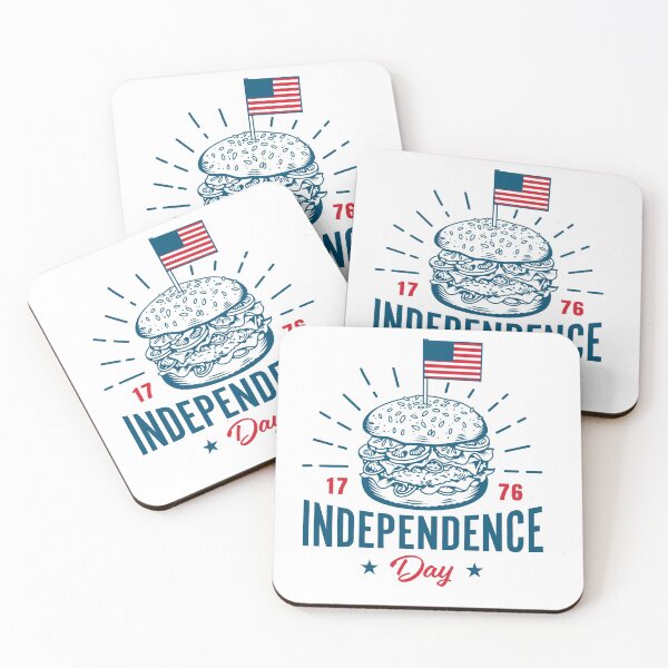 Item preview, dibujado a mano el 4 de julio ilustración del día de la independencia designed and sold by bypeter.