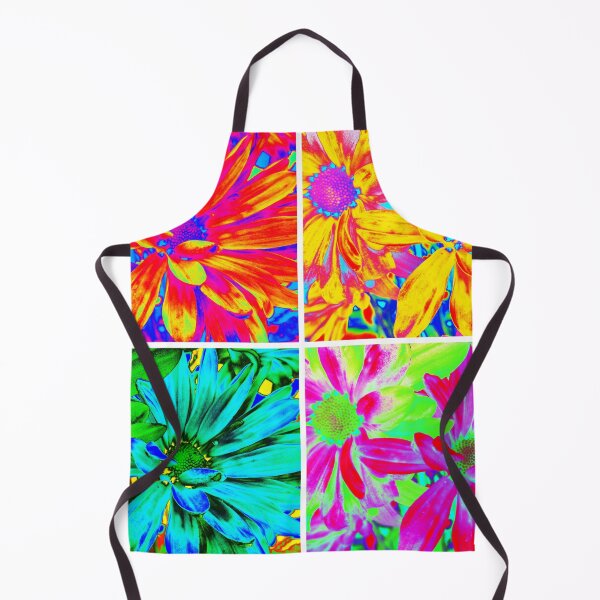 Item preview, Abstract Colorful Quartet Collage of Flowers designed and sold by SXW Designs.