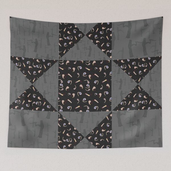 Item preview, Halloween Quilt Block designed and sold by CharlotteMakes.