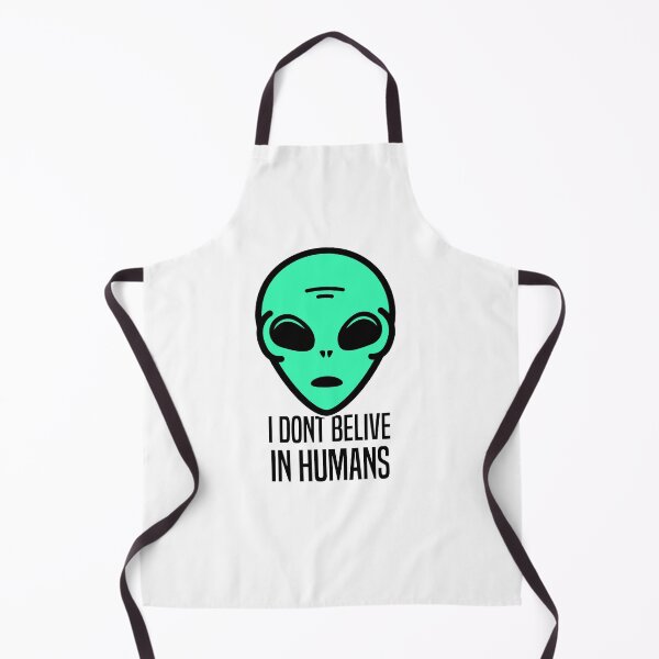 Item preview, I don't belive in humans - Funny Alien designed and sold by redblackline.