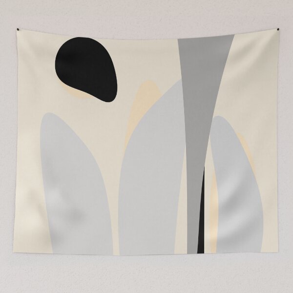 Item preview, Abstract art neutral tones designed and sold by hvasilevshop.