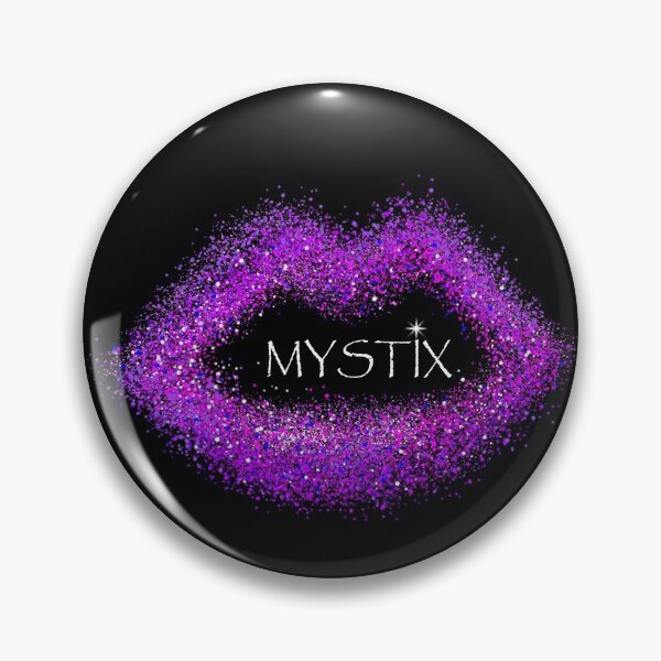 Item preview, Mystix brand violet abstract lips (KISS) designed and sold by MystixJack.