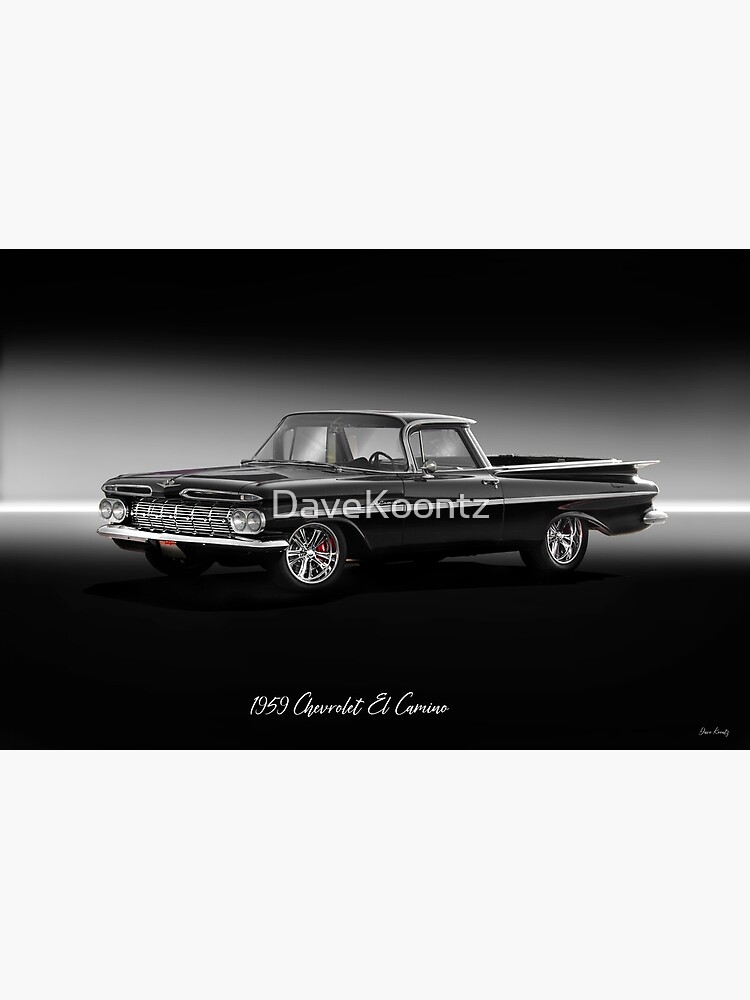 Disover 1959 Chevrolet El Camino Premium Matte Vertical Poster