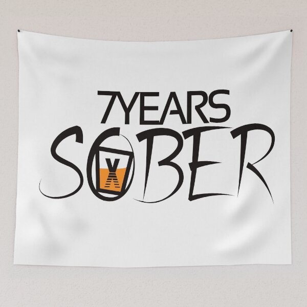 Item preview, 7 Years Sober | Sober Life  designed and sold by Popular-Designz.
