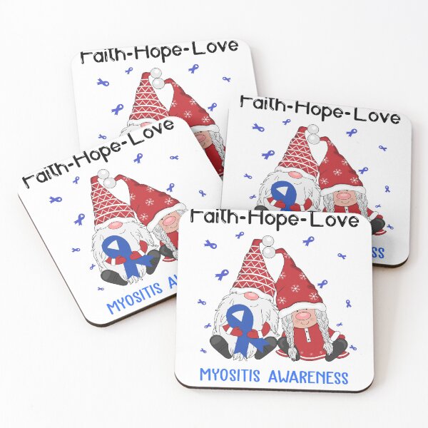 Item preview, Faith Hope Love Myositis Awareness designed and sold by Sabfit.