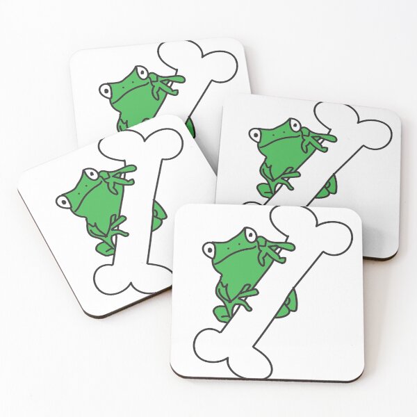 Item preview, Frog chilling on bone designed and sold by ReadingShelf.