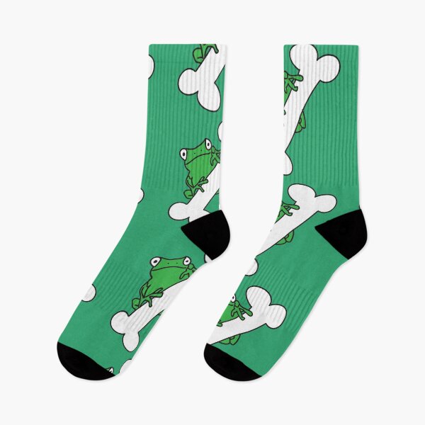Item preview, Frog chilling on bone designed and sold by ReadingShelf.