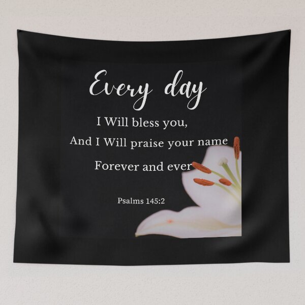 Item preview, Psalm 145: 2 Sticker designed and sold by AliDeus.