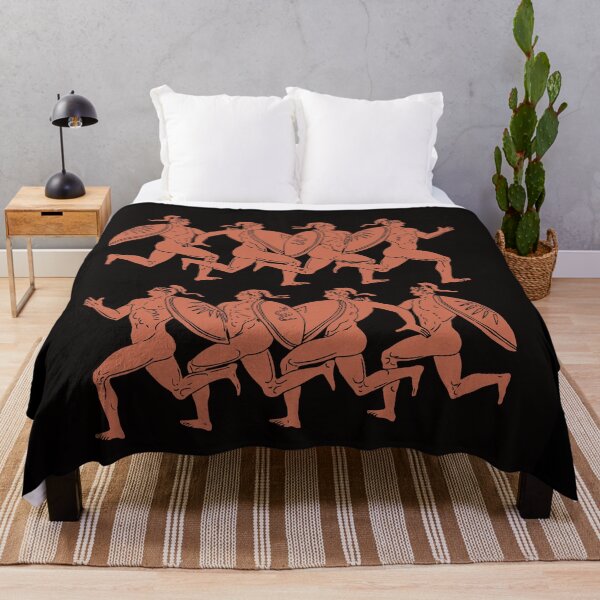 Item preview, Ancient Greek Spartan Warriors Running 2 designed and sold by worldways.