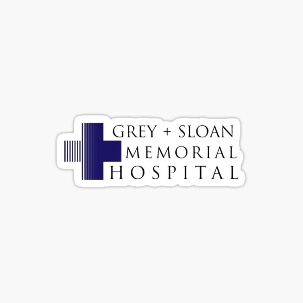 Logo des Krankenhauses Grey Sloan Memorial Sticker