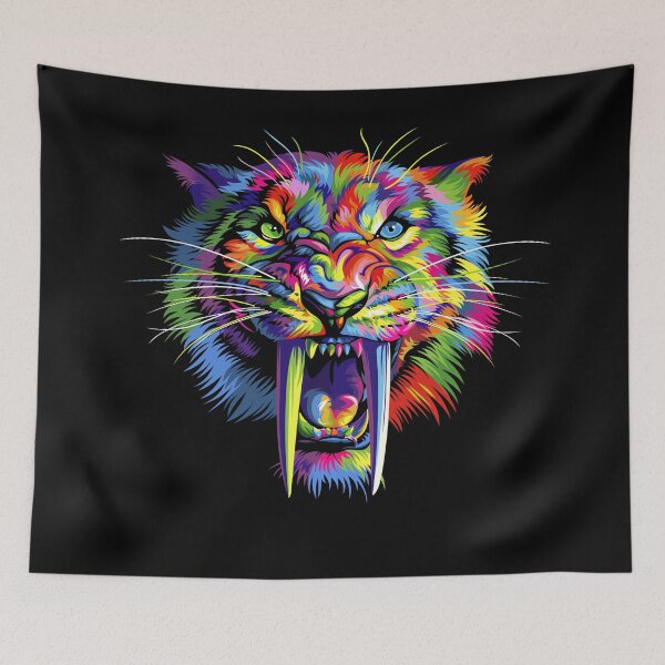 Item preview, Colorful Tiger art designed and sold by svetlana84.