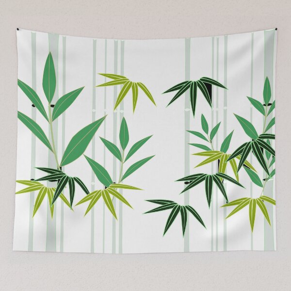 Item preview, Bamboo with leaves, asian plant designed and sold by Nostrathomas66.