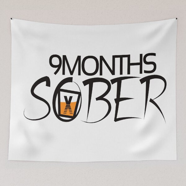 Item preview, 9 Months Sober | Sober Life  designed and sold by Popular-Designz.