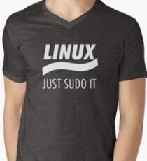 Linux - Just Sudo it Men's V-Neck T-Shirt