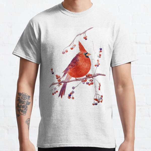 Men's St. Louis Cardinals Homage Red Doodle Collection The Runnin' Redbirds  Tri-Blend T-Shirt