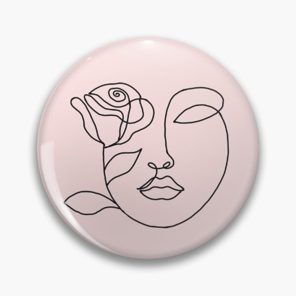 Item preview, Aesthetic face line art   designed and sold by Peach-cloud.