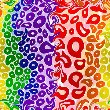 Artwork thumbnail, Rainbow Donuts in Rainbow Space by ThatsJustJilly