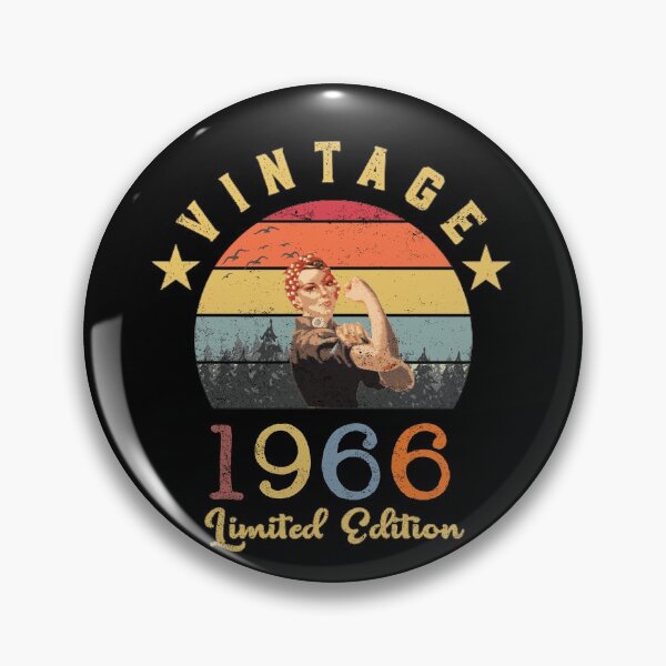 Item preview, Retro vintage 1966 55th Birthday gifts for women designed and sold by kimart18.