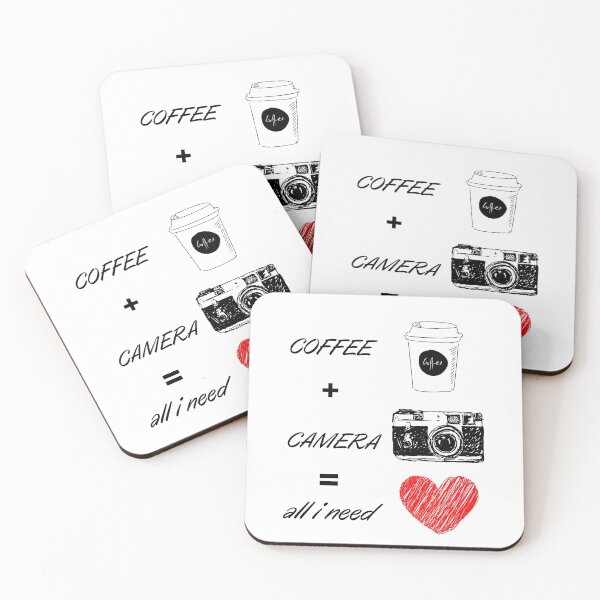 Item preview, all i need is coffee and my camera designed and sold by Mery-Bella.