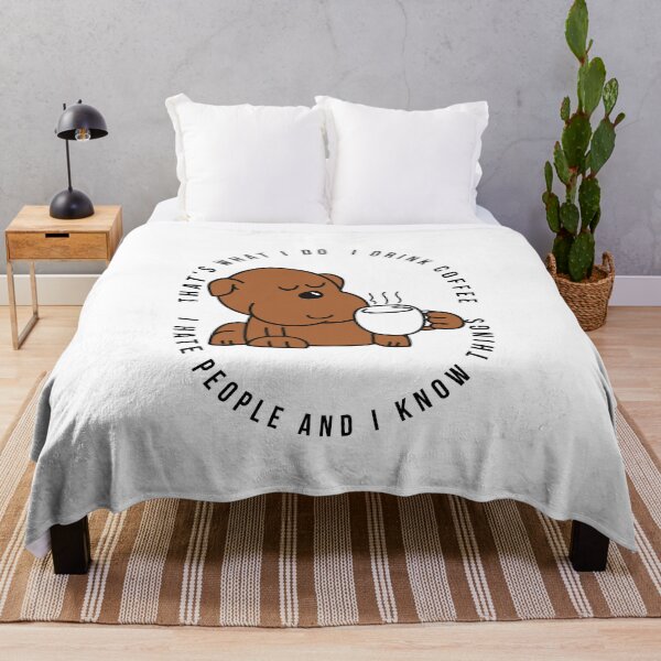 Item preview, That's What I Do I Drink Coffee I Hate People And I Know Things designed and sold by Chanchane Store.