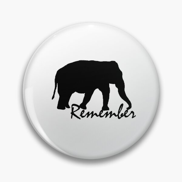 Item preview, Remember Elephant silhouette designed and sold by IndependentLife.