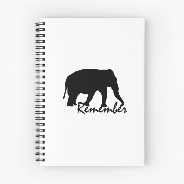Item preview, Remember Elephant silhouette designed and sold by IndependentLife.