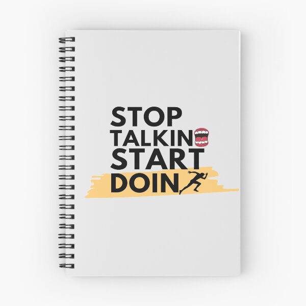 Item preview, Stop talking and start doing designed and sold by Y2AA.