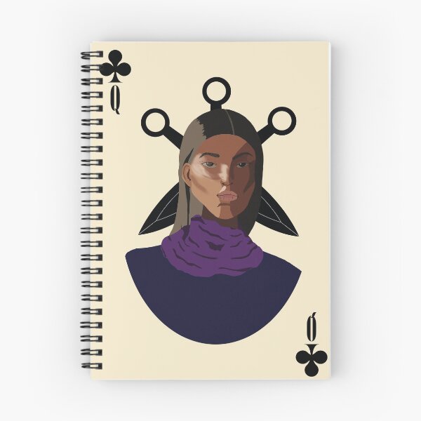 Item preview, Inej Ghafa Queen of Clubs designed and sold by gabithomart.