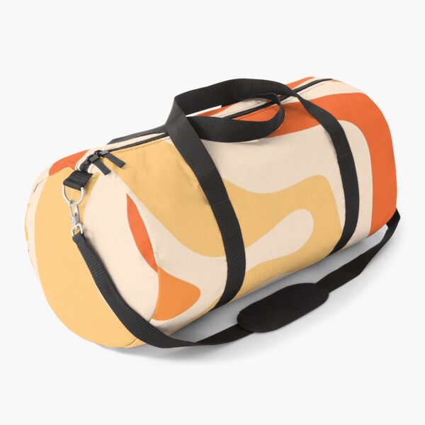 Item preview, Retro Modern Liquid Swirl Abstract Pattern Square in Orange and Tangerine Tones designed and sold by kierkegaard.